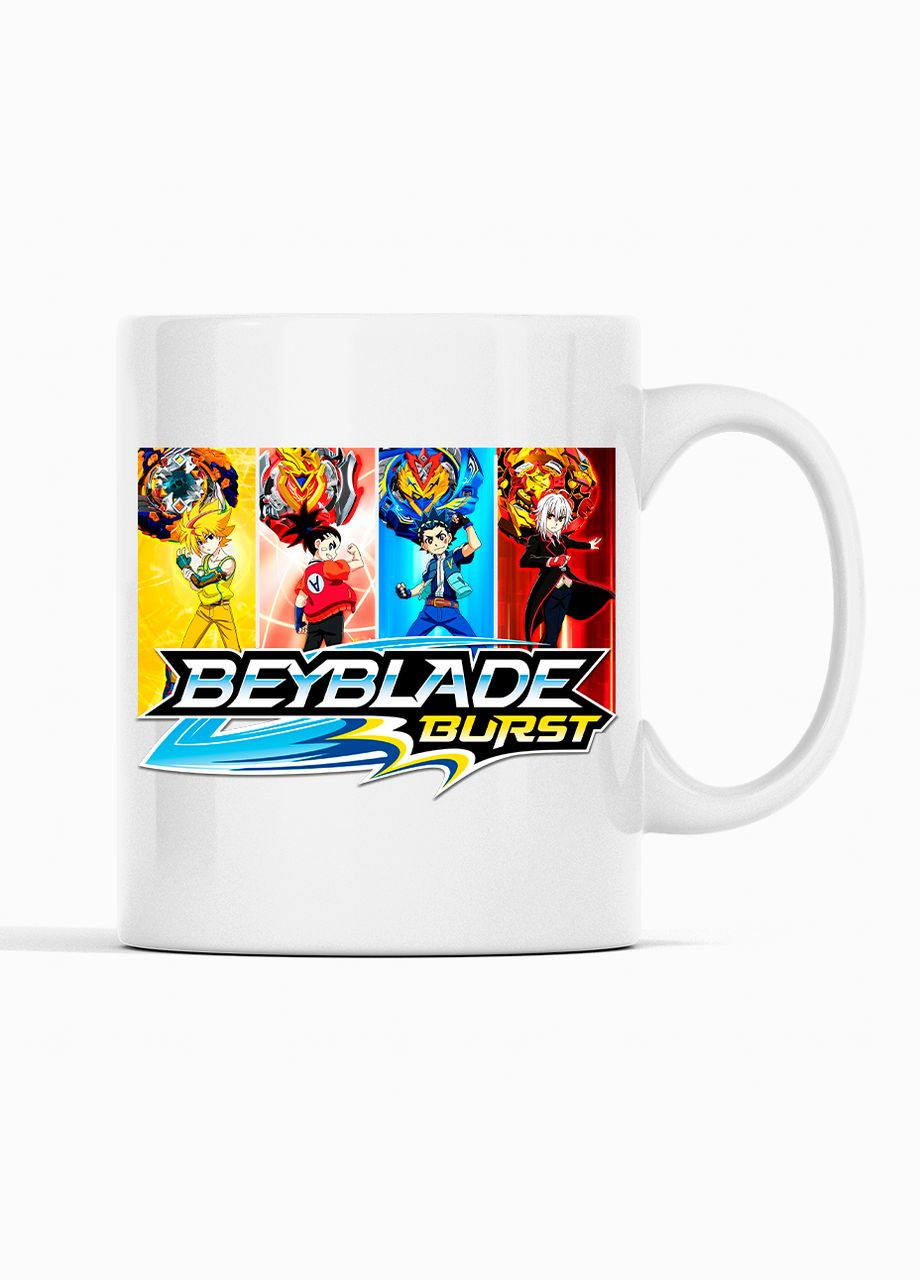 Белая кружка (чашка) с оригинальным принтом игры Beyblade "Волчок Beyblade burst - Бейблэйд берст. Персонажи" Кавун Чашка (316112744)