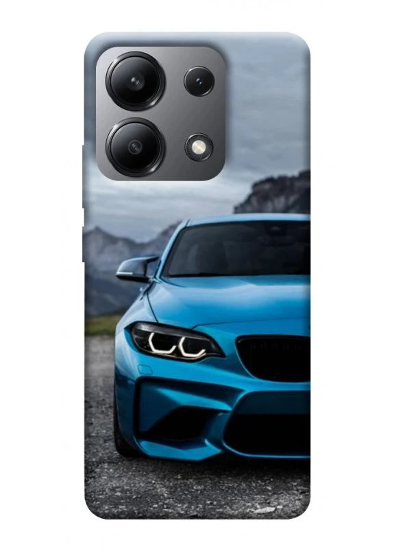 Чехол с принтом для Xiaomi Redmi Note 13 4G / для Ксяоми, сяоми, ксиоми редми ноте 13 небесный бмв No Brand (338612752)