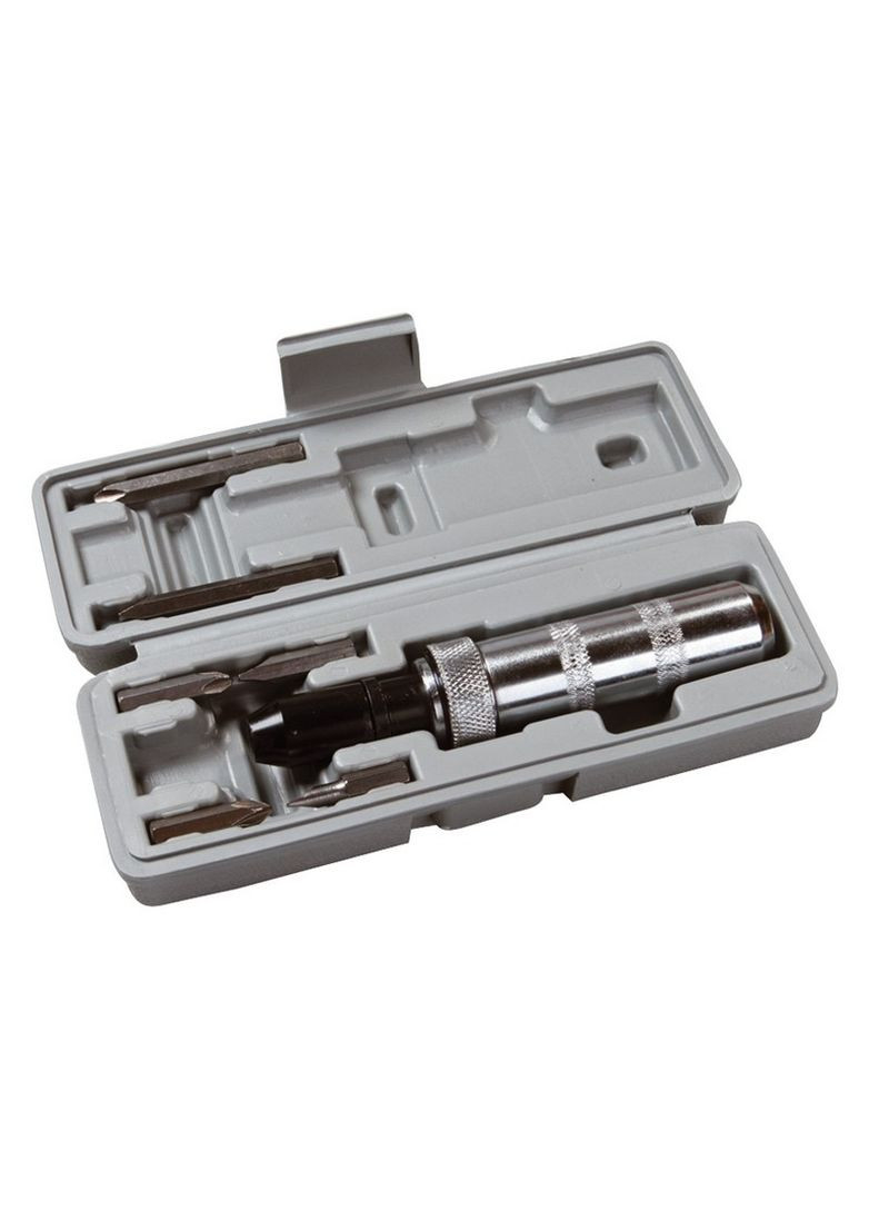 Викрутка ударно-поворотна з насадками 6 шт в кейсі 40-0151 Mastertool (364964773)