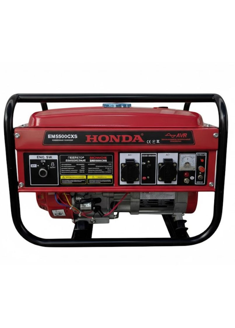 Бензиновый генератор EM5500CXS 5,5кВт с электростартом (2104618778) Honda (367056625)