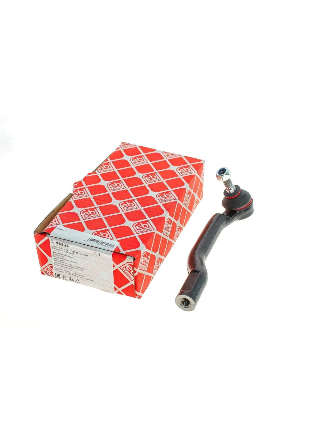 Наконечник рулевой тяги (R) Nissan Juke/Leaf 10 48204 RU63 Febi Bilstein (339658313)
