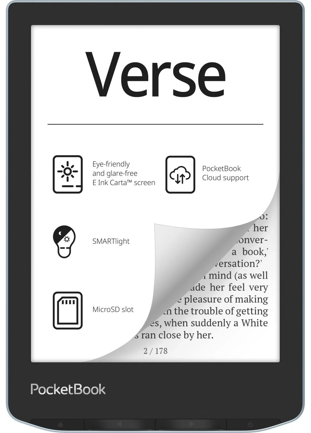 Электронная книга 629 Verse Bright Blue (PB629-2-CIS) PocketBook (398120850)