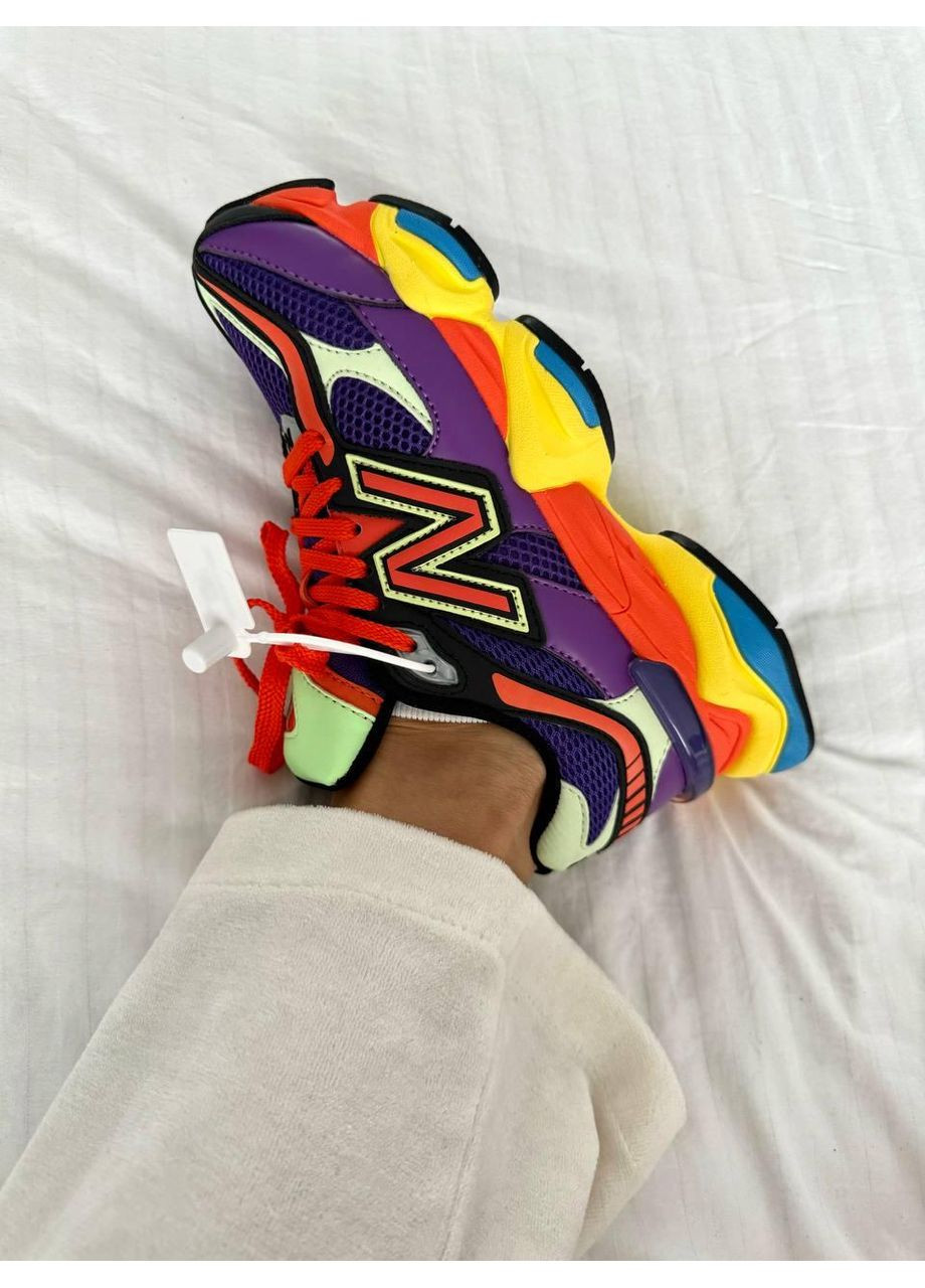 Желтые демисезонные кроссовки мужские new balance 9060 prism purple нью беланс 9060 No Brand