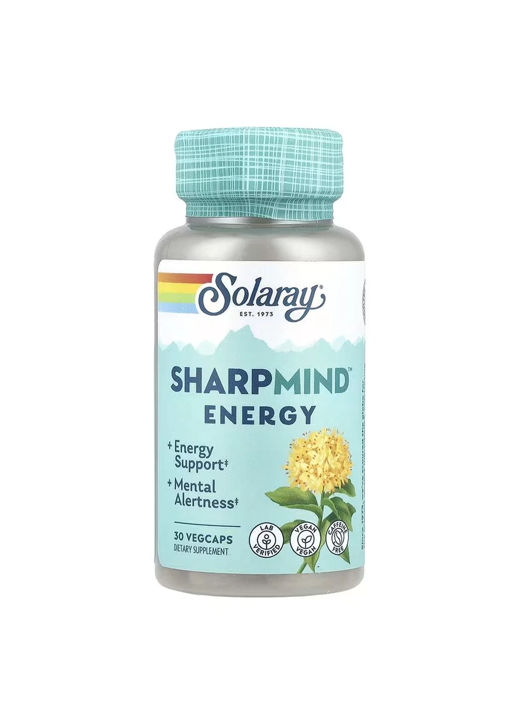 Энергия и концентрация – SharpMind Nootropics Energy, 30 капсул Solaray (400423863)