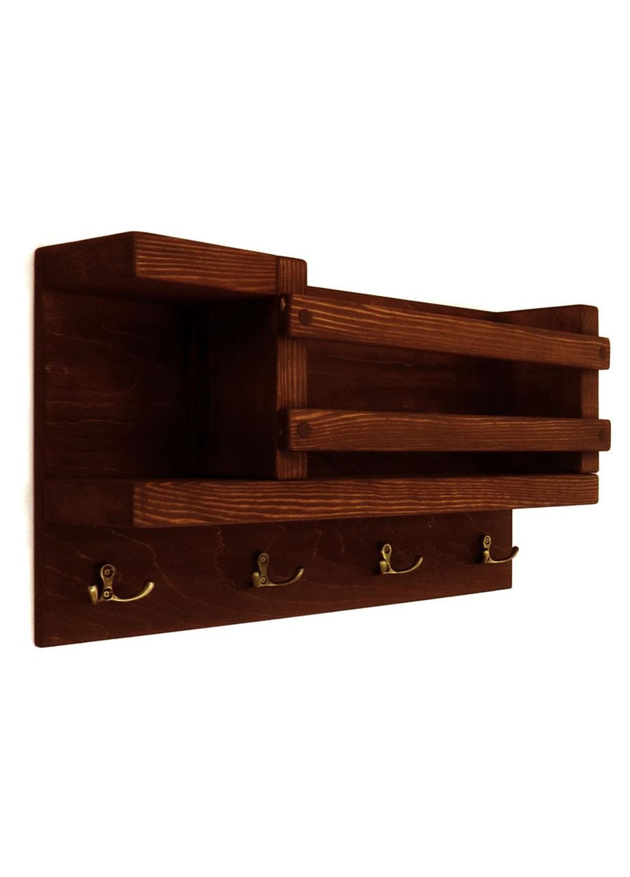 Ключниця дерев'яна Монрок латте (КЛЧ-006016) No Brand (327091090)