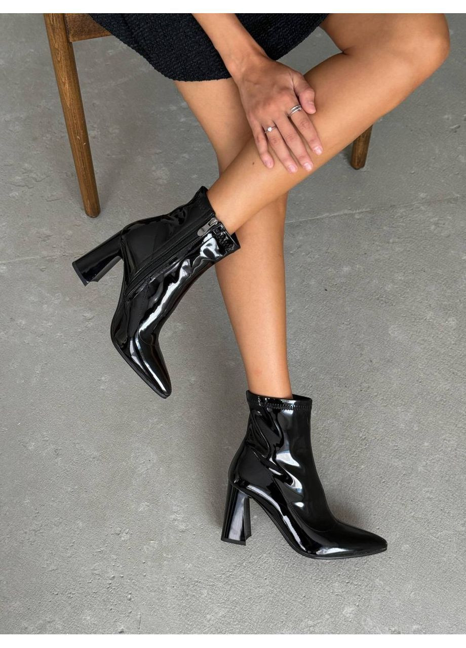 Черные демисезонная демисезонные ботильоны Helen