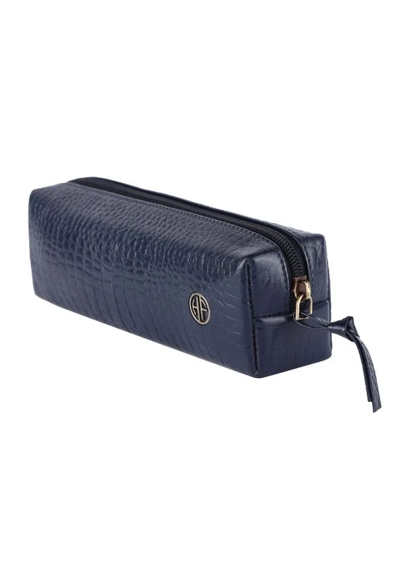 Косметичка чохол шкіряна UC501 Croc Blue (Синий) Hammonds Flycatcher (379620330)