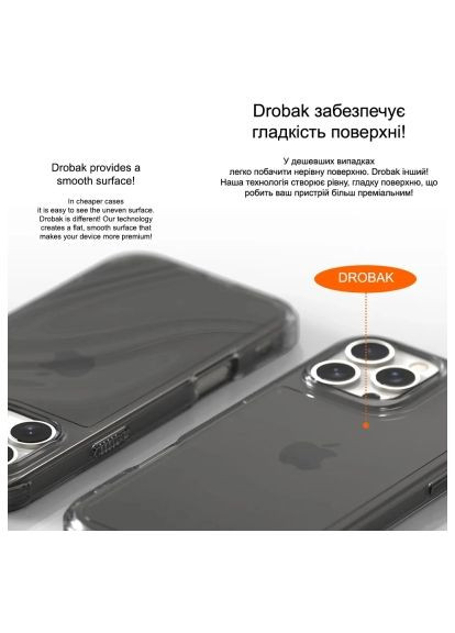 Чохол до мобільного телефона (949406) Drobak Acrylic Case with Airbag для Apple iPhone 15 Pro (357238443)