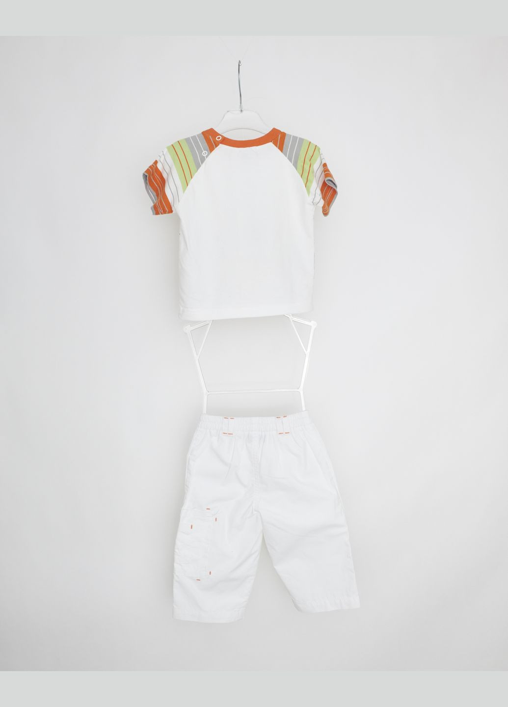 Оранжевый летний комплект(футболка+штаны) 299022 Mandarino