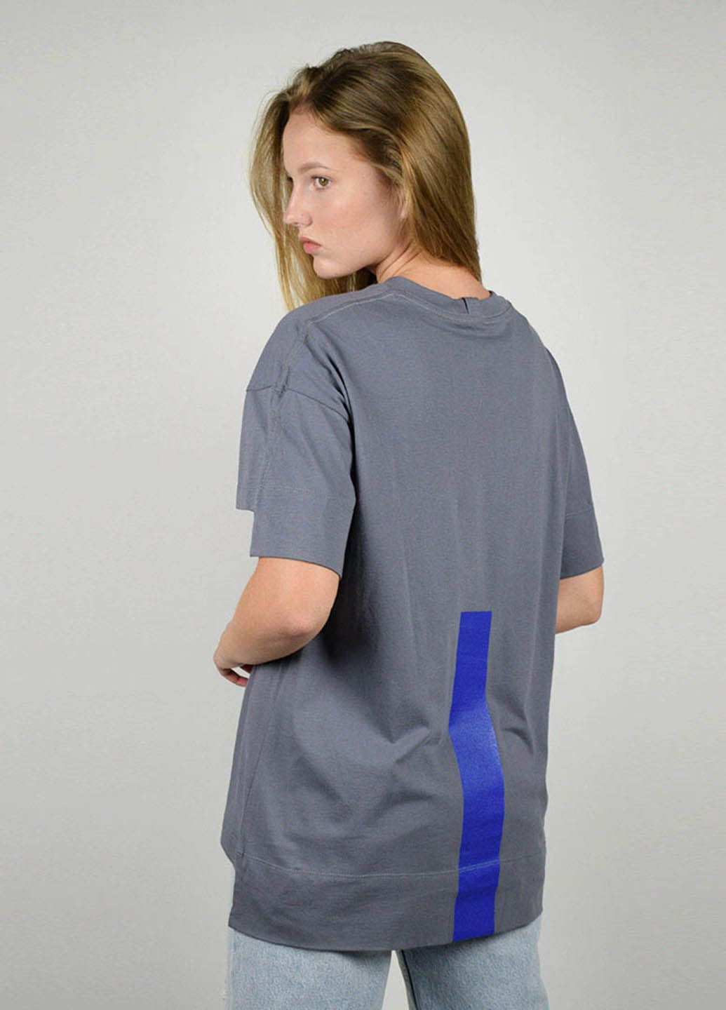 Сіра літня футболка жіноча сіра 101220 Power