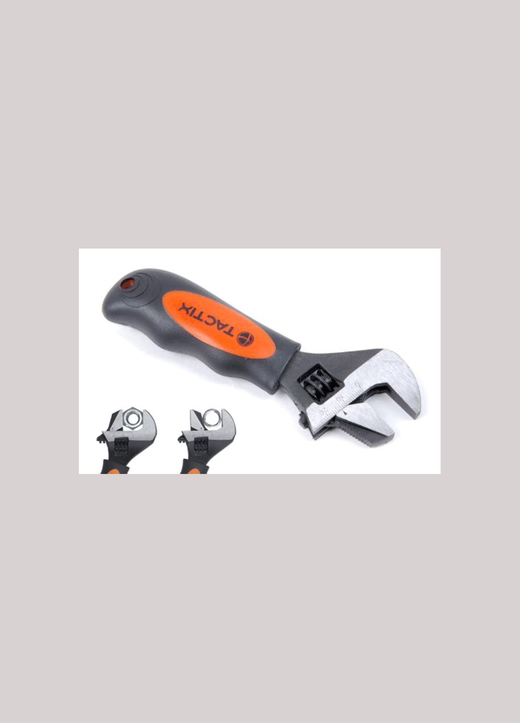 Ключ разводной 125мм поворотная сталь [INSKLKLRZ125000RT0] TACTIX (338190451)