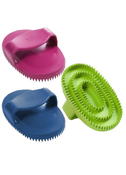 Ruber Oval Brush ФЛАМИНГО МАССАЖНАЯ ЩЕТКА овальная резиновая для собак (5411290137324) Flamingo (351225157)