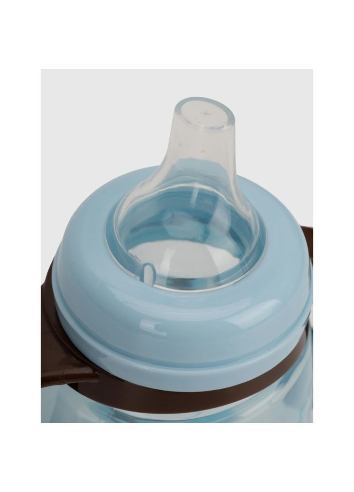 Поїльник з силіконовим носиком Mega Zayka MGZ-0314(Blue) 180 мл Megazayka (302673264)