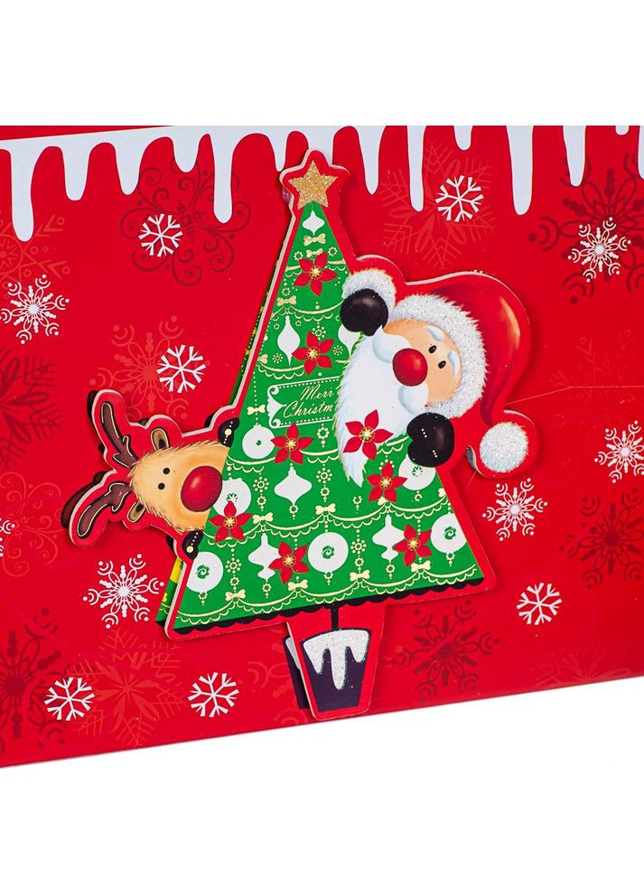 Набор из 3 коробок Санта и олень 28х28х11 No Brand (365758839)