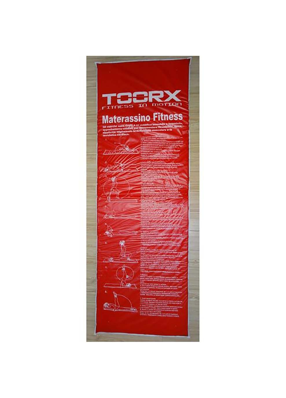 Килимок спортивний Padded Exercise з антиковзною поверхнею Синій Червоний 181 х 60 х 2,5 см Toorx (367594194)