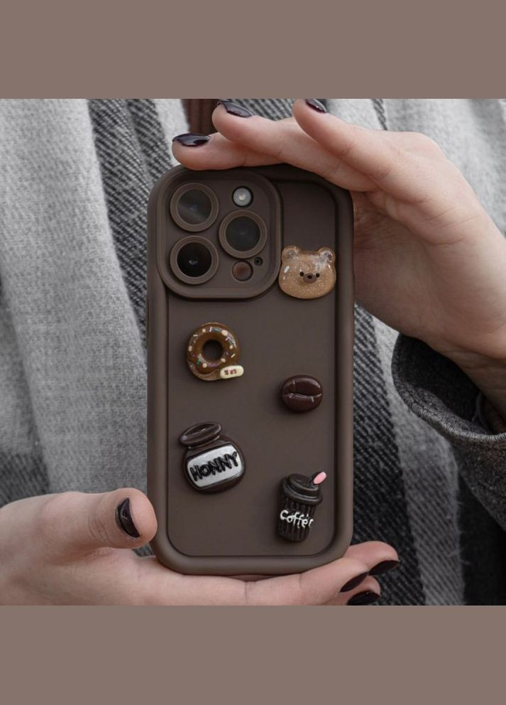 Чехол Pretty Things Case для iPhone 13 Pro White/Bear PRC (304730329)