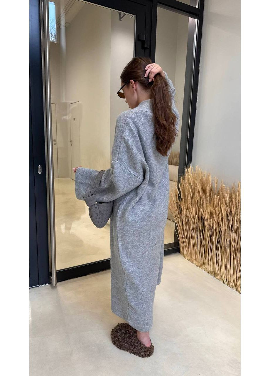 Серый демисезонный кардиган FINO Mode