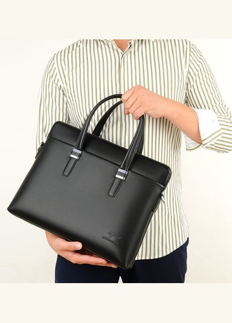 Чоловічий портфель для документів Темно-коричневий No Brand (302391175)