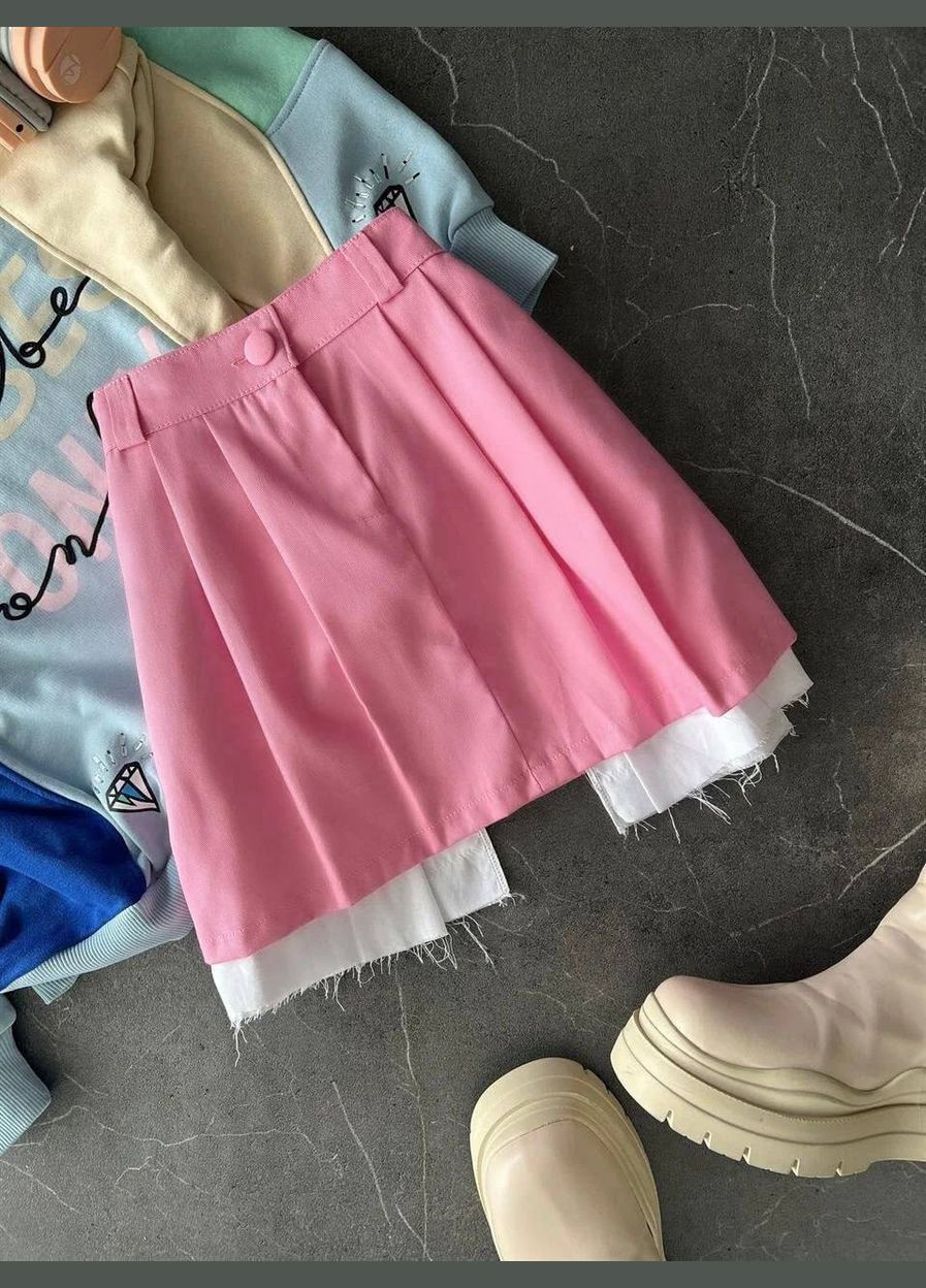 Розовая юбка No Brand