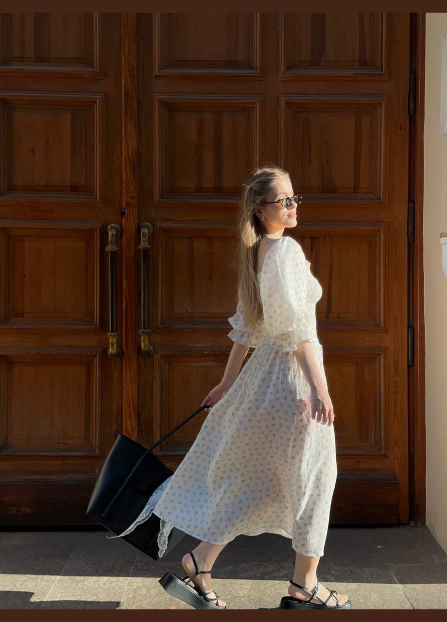 Белое нежное платье Luna