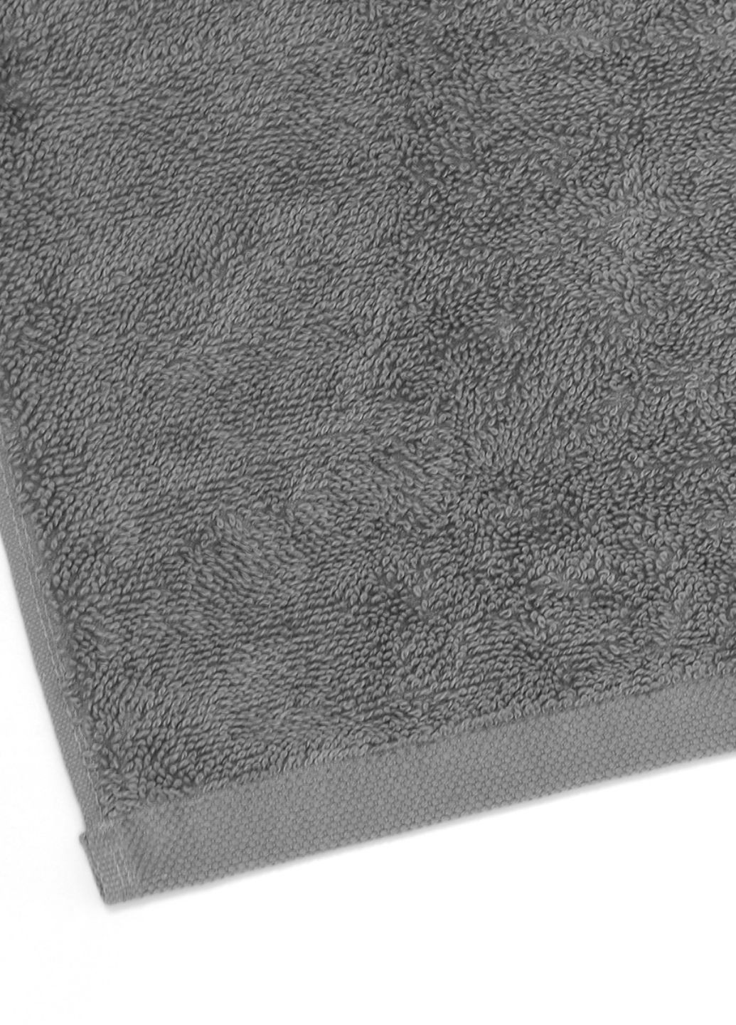 Рушник "Дотик" 30x50 см MVM однотонний сірий
