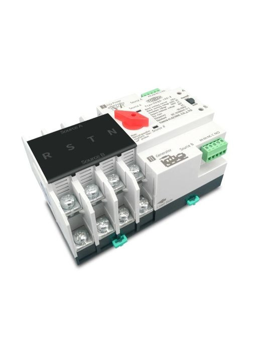 Модульный автоматический переключатель ввода резерва TOQ5-100/4P 100A АВР трехфазный Tomzn (368788584)