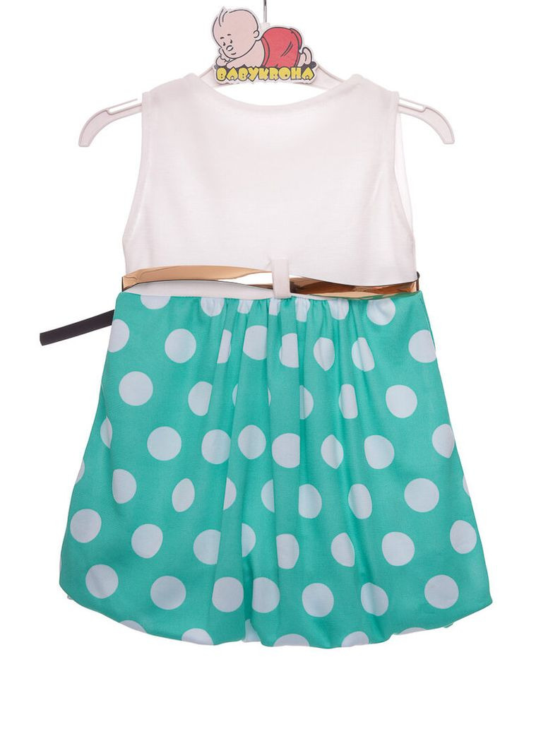 Зелена сукня з болеро в горошок бавовняна minipapi 98 см (50354) BABYKROHA (323469272)