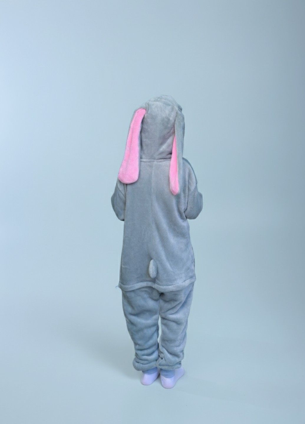 Кигуруми пижама Зайчик Кролик детская серая плюшевая Lalapka (368670412)