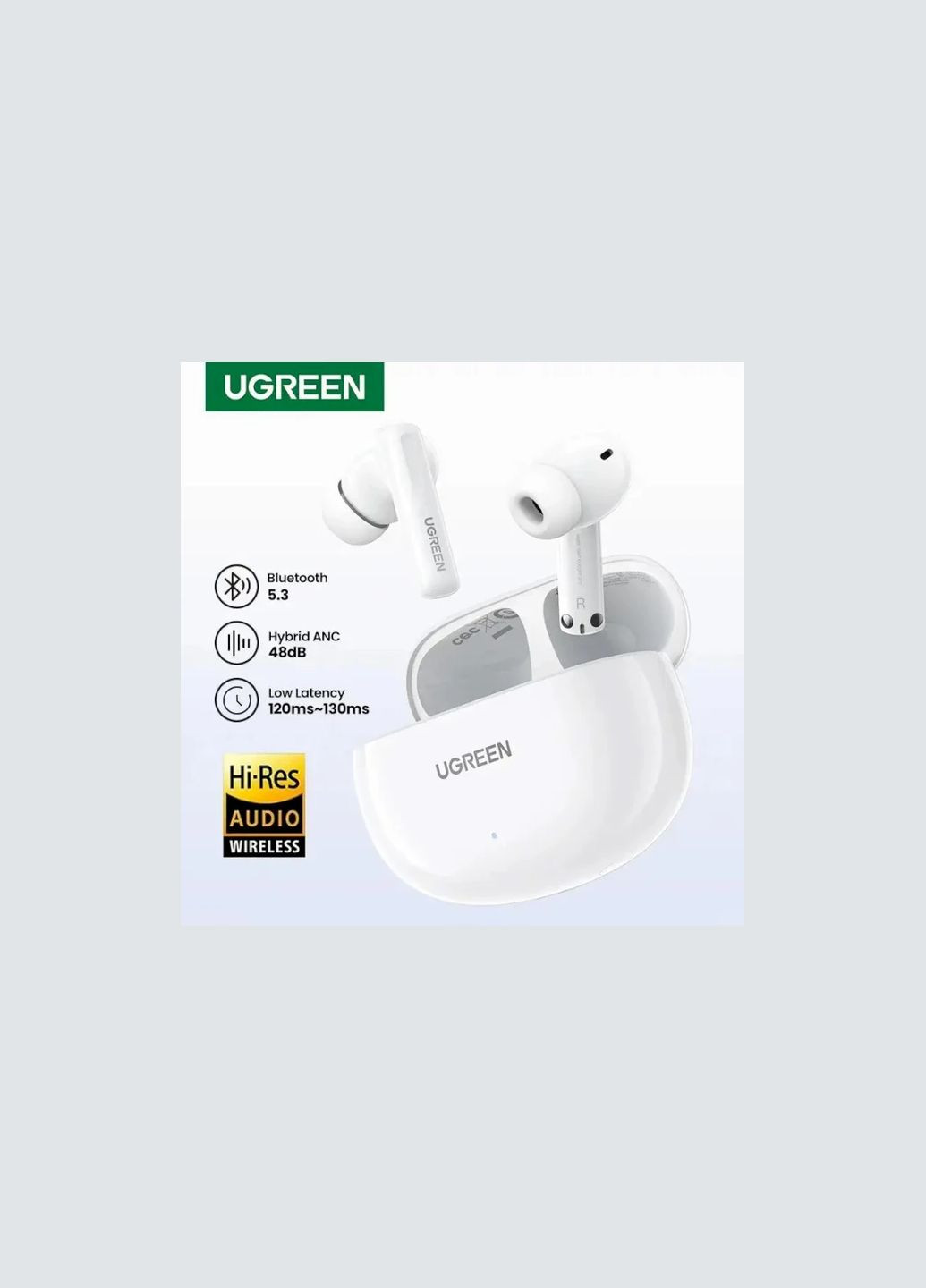 Гарнитура TWS HiTune T6 WS200 white Ugreen (322701283)