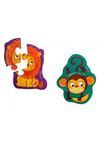 Магнитные беби пазлы "Луна и львенок" MIC (318020340)