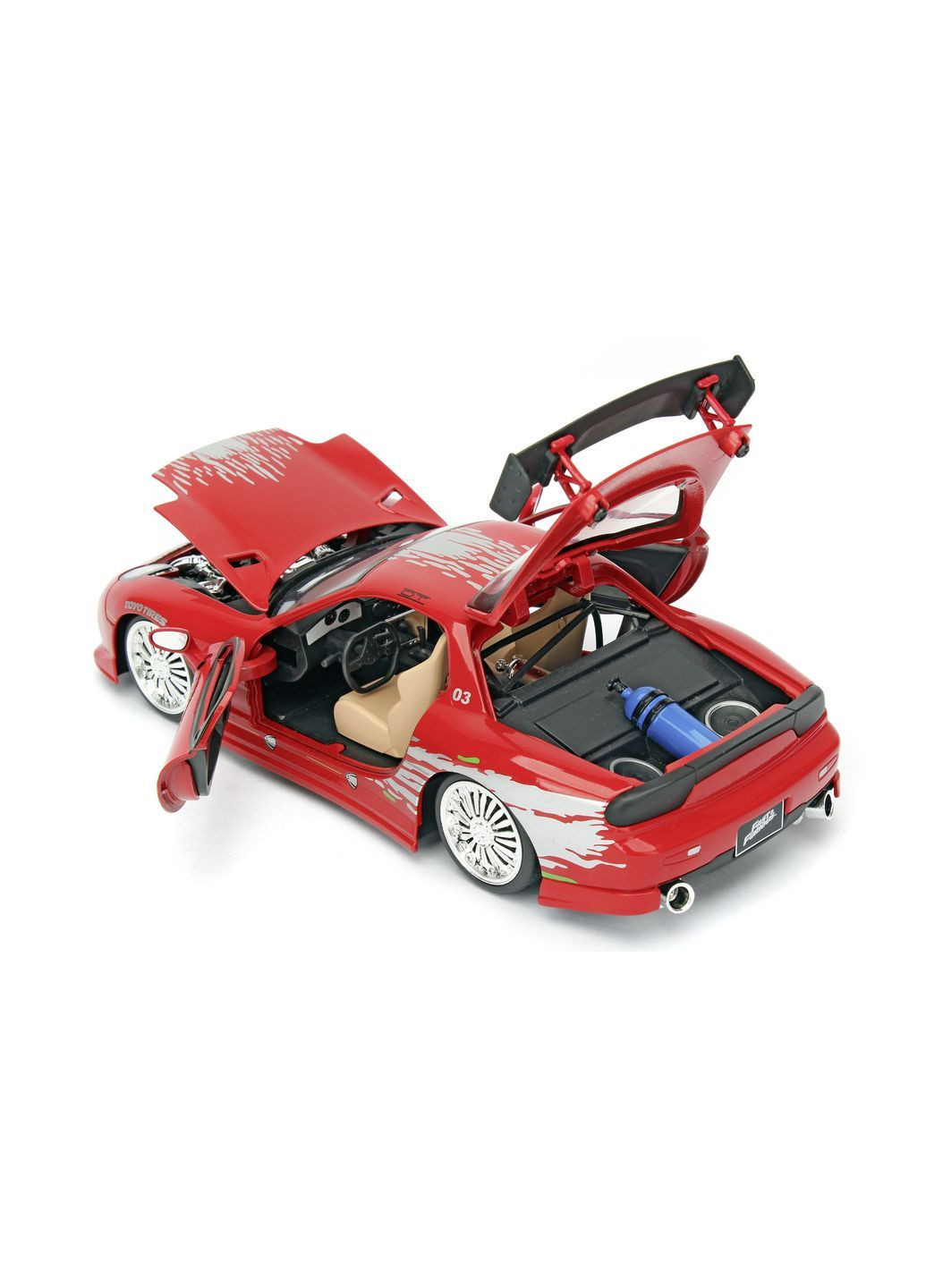 Машина металева Jаdа Форсаж Мазда RX-7 (1993), 1:24, червоний () Jada 253203033 (362003732)