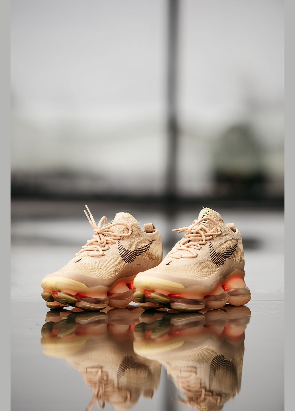 Светло-коричневые демисезонные кроссовки мужские No Brand