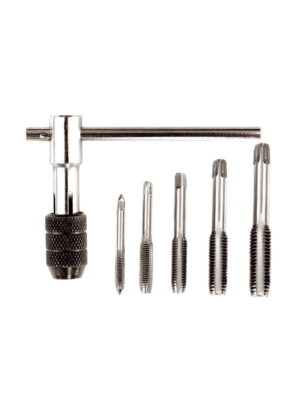 Набір позначників із Т-подібним тримачем 6 од металу (M4-M10) Mastertool (332206927)