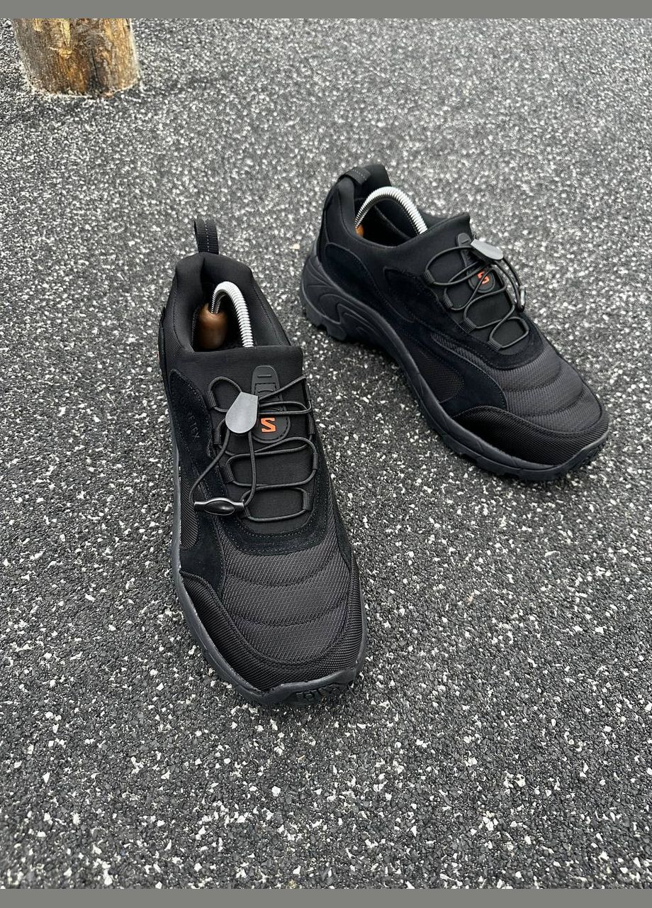 Черные демисезонные мужские кроссовки No Brand