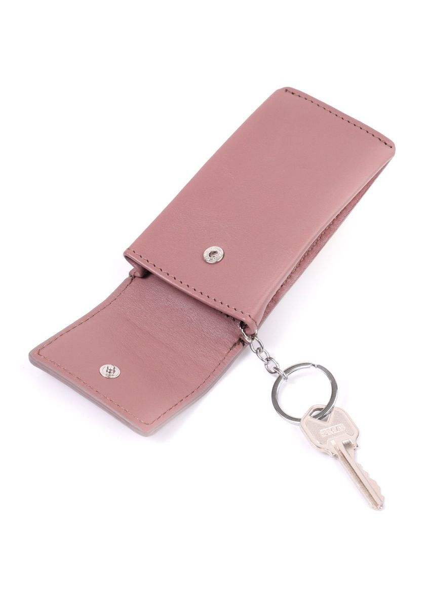 Женская необычная ключница в виде футляра из натуральной кожи 22571 Бежевая Grande Pelle (329150493)