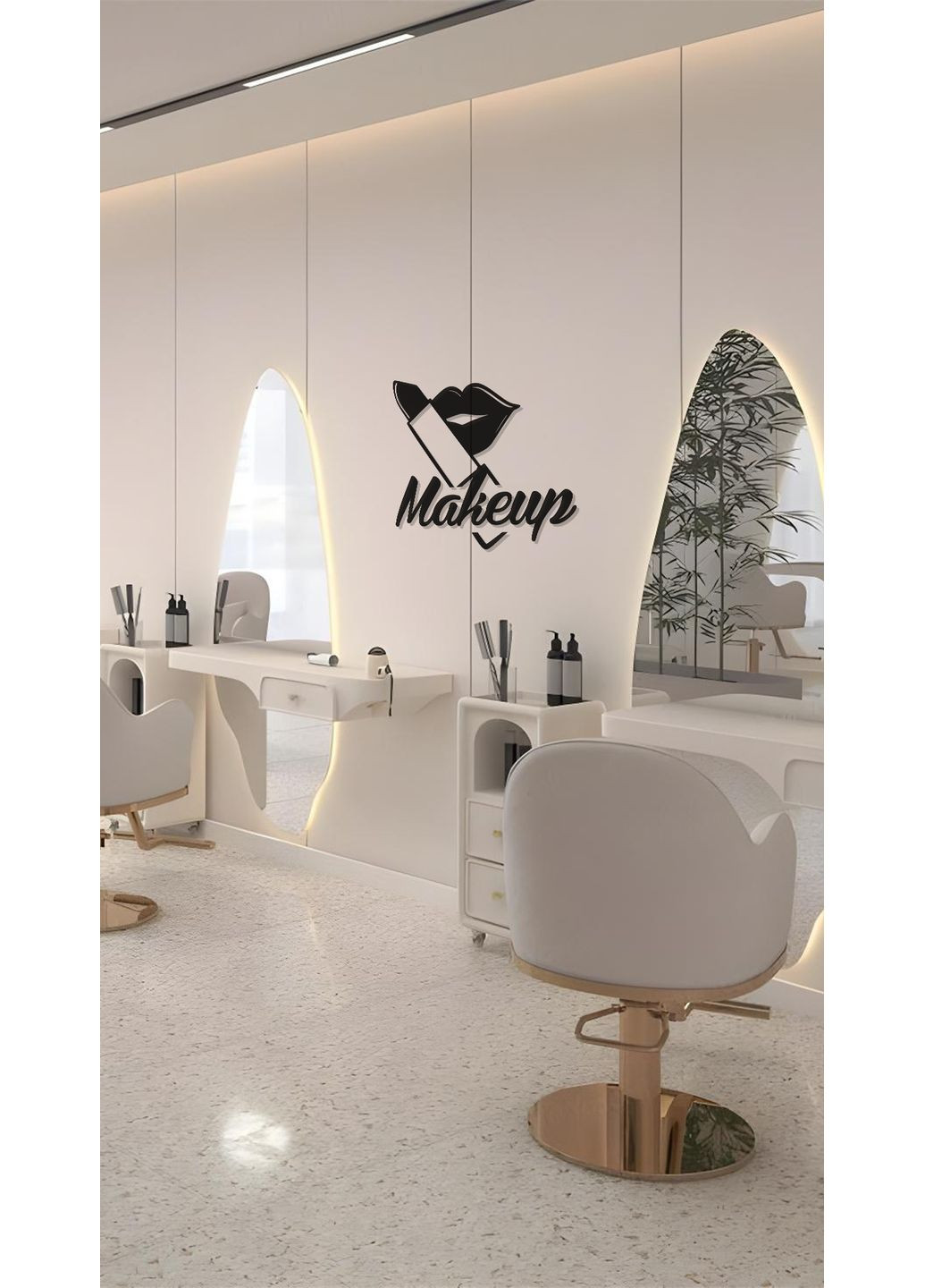 Деревянное панно декор для комнаты. Деревянная картина для подарка Makeup 90х81 см Decart (360612550)