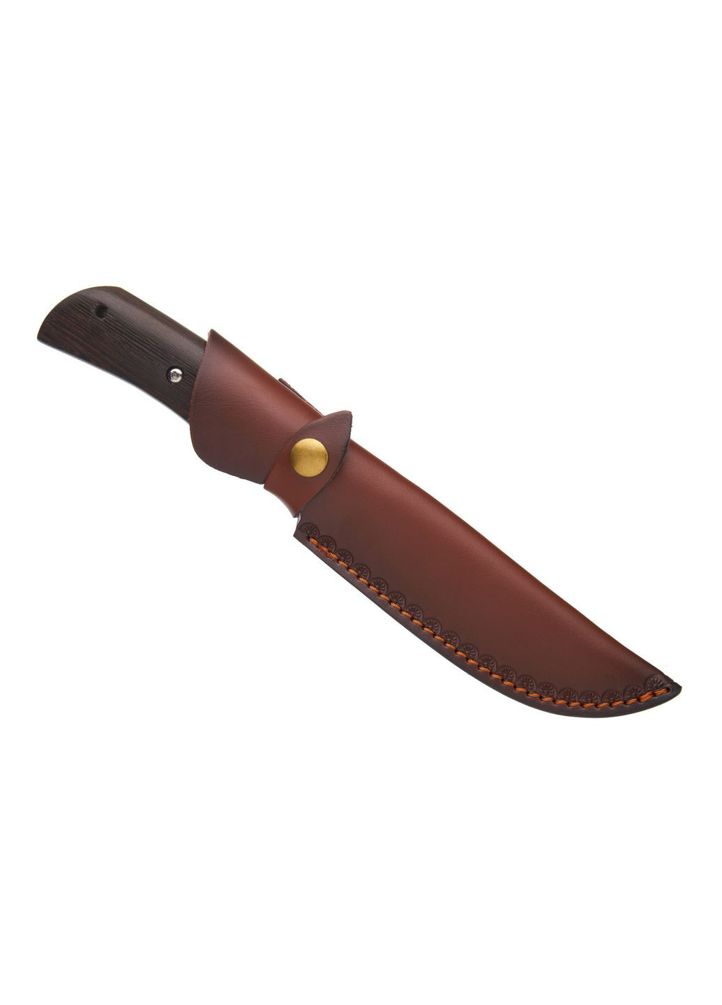 Нож финка охотничий тактический с широким лезвием в кожаном чехле FB 1883 Grand Way (370770593)