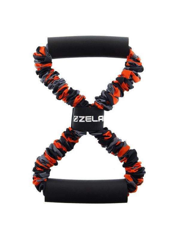 Эспандер трубчатый с ручками в защитном рукаве Восьмерка 35LB (латекс, нейлон, погрузка 16кг ) Zelart (354702961)