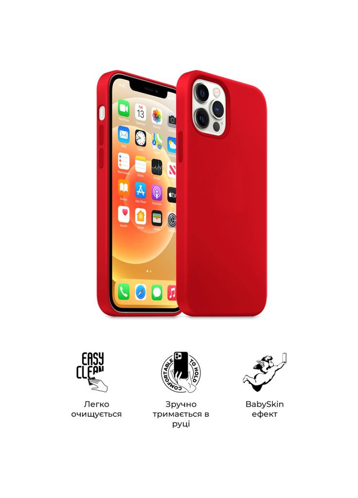 Чехол для мобильного телефона ICON2 Case Apple iPhone 12/12 Pro Red (ARM60585) ArmorStandart (368618748)