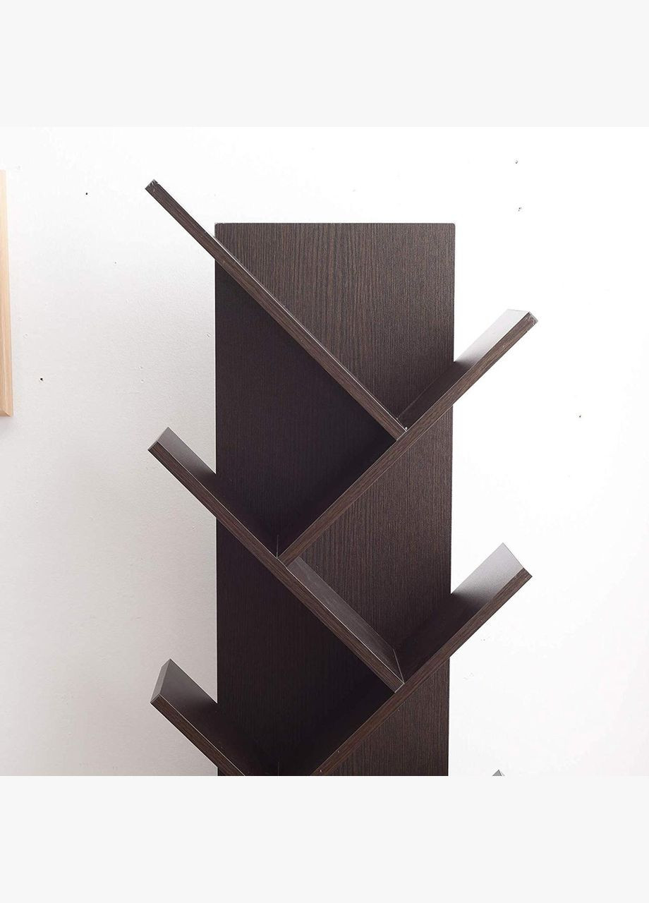 Книжный стеллаж из дерева Мураками 10 венге (КПС-100912) No Brand (328079280)