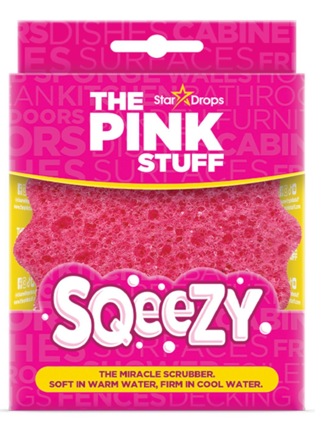 Губка для чистки Sqeezy The Pink Stuff (317232908)