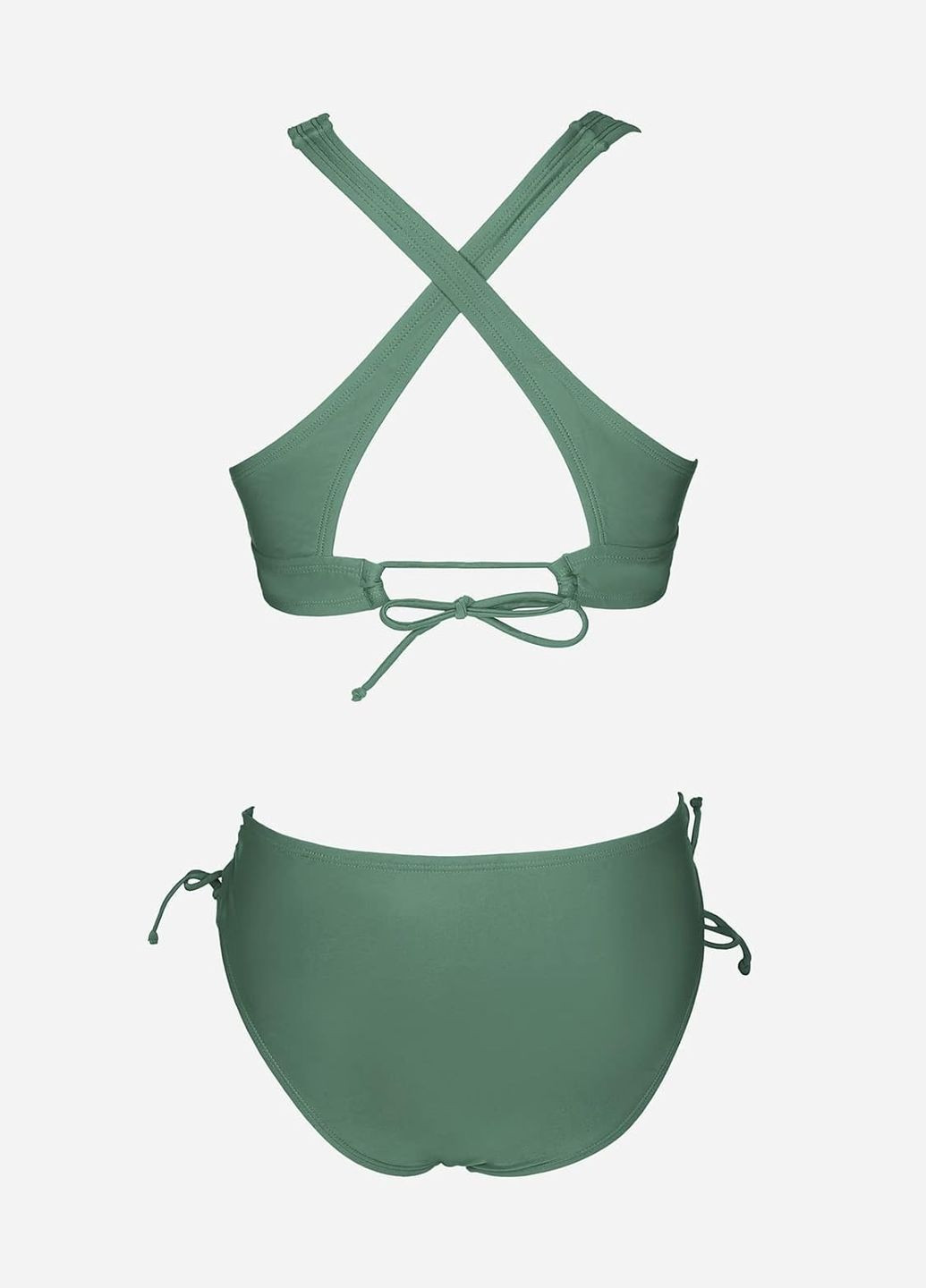 Оливковий (хакі) літній купальник CUPSHE