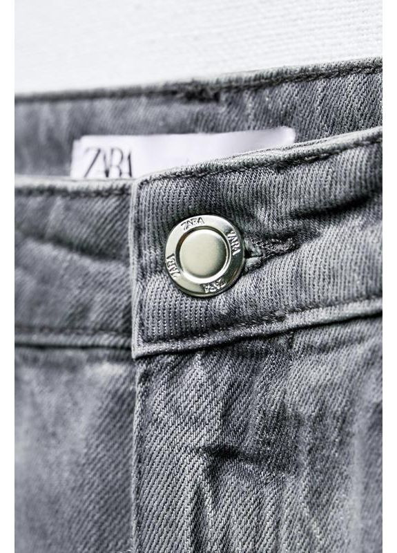 Джинсова спідниця z1975 міді з розрізом Zara (360895139)
