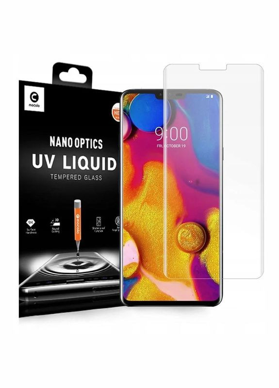 Захисне скло 5D Nano Optics UV Liquid для LG V40 Clear (0.33 мм) Mocolo (324234273)