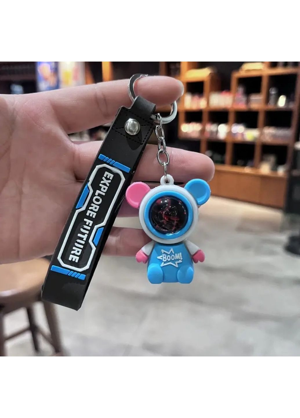 Брелок-игрушка «Космический мишка BOOM!» с подвеской Explore Future No Brand (355794598)
