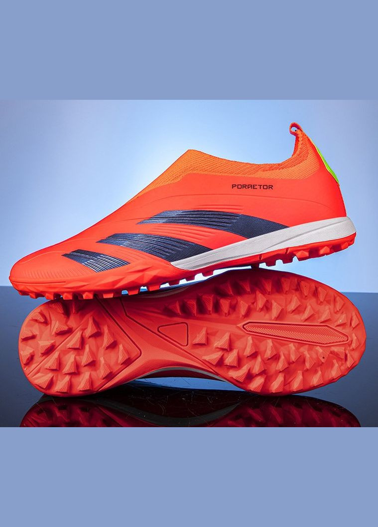 Красные футбольные сороконожки No Brand без шнурков