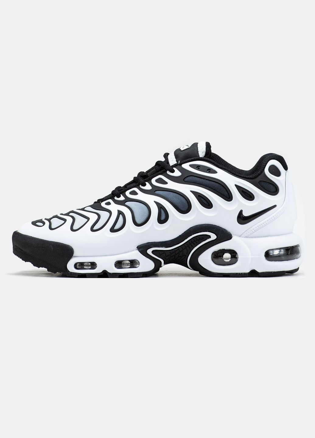 Білі Осінні кросівки чоловічі і жіночі nike air max tn plus drift white | найк аір макс тн плюс дріфт білі No Brand