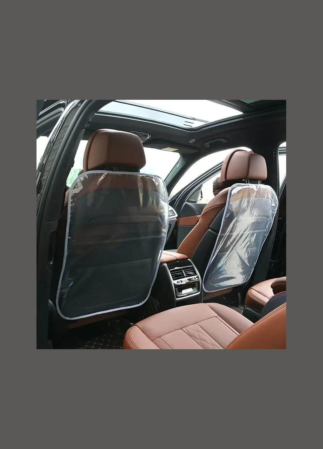 Защитная накладка-чехол на спинку задней части автомобильного сиденья No Brand (342716993)