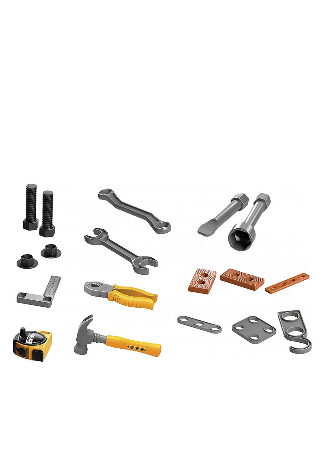 Іграшковий інструмент пояс з інструментами колір жовтий ЦБ-00268559 OTAMANKO (315374942)