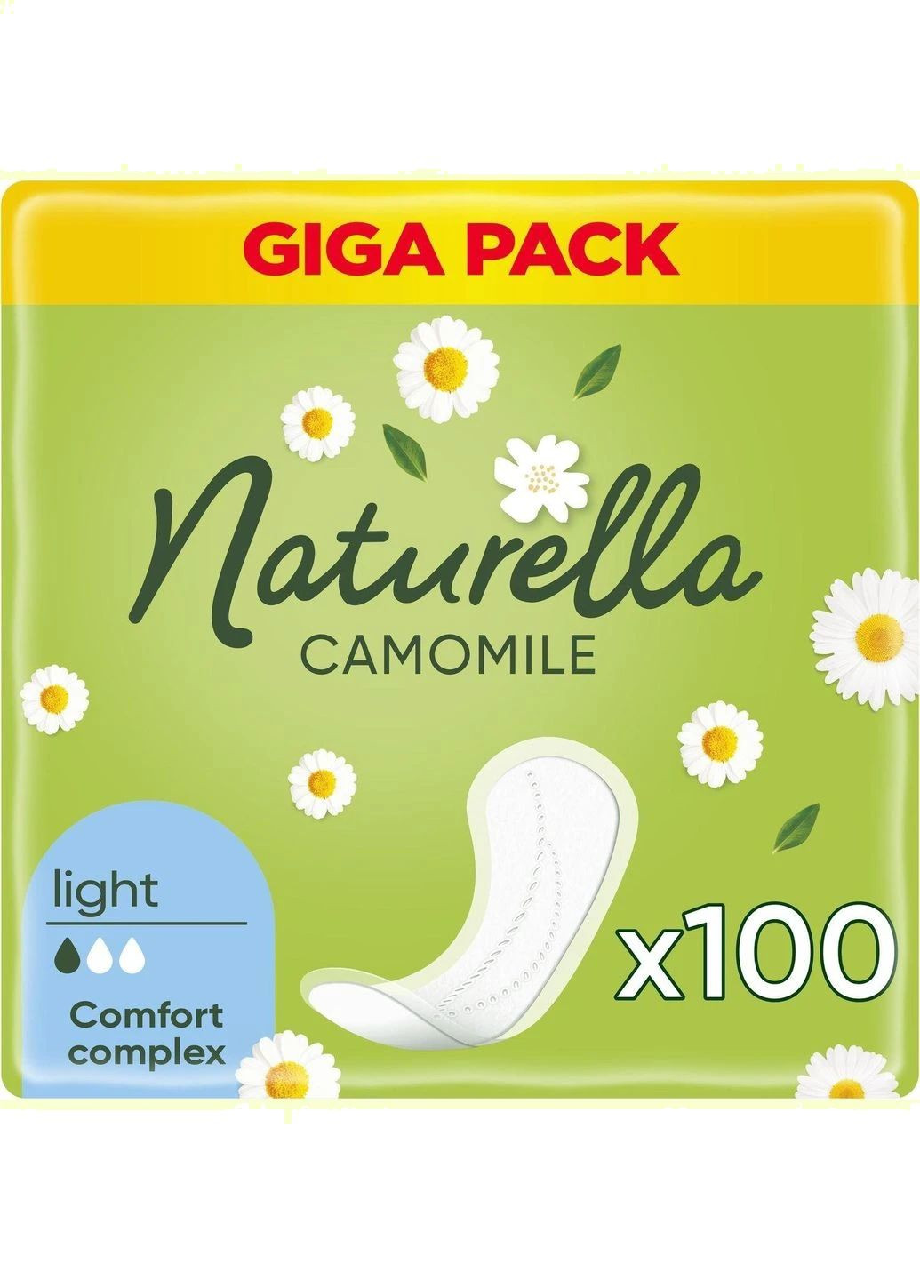 Щоденні прокладки "" Лайт Quatro Ромашка (Camomile) 100шт. Naturella (351503932)